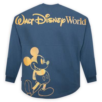 Walt Disney World Mickey Mouse 50th Anniversary Earidescent Spirit Jersey For Adults