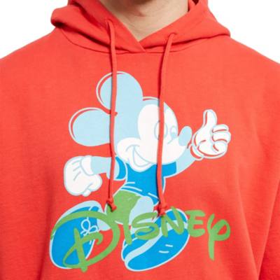 Opening Ceremony Mickey Mouse Red Hooded Sweatshirt For Adults