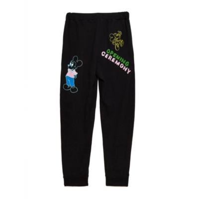 Opening Ceremony Mickey Mouse Black Jogging Bottoms For Adults