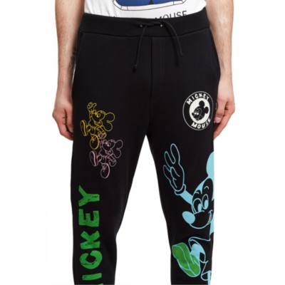 Opening Ceremony Mickey Mouse Black Jogging Bottoms For Adults