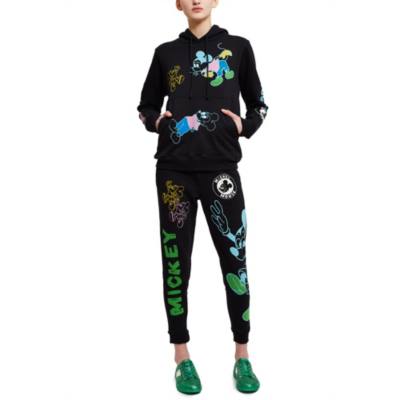 Opening Ceremony Mickey Mouse Black Jogging Bottoms For Adults