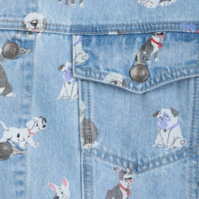 Disney Store Oh My Disney Dogs Denim Jacket For Adults