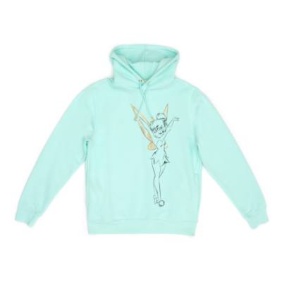 Pigiama invernale lungo donna Disney Trilli Tinker Bell felpa con cappuccio  3772