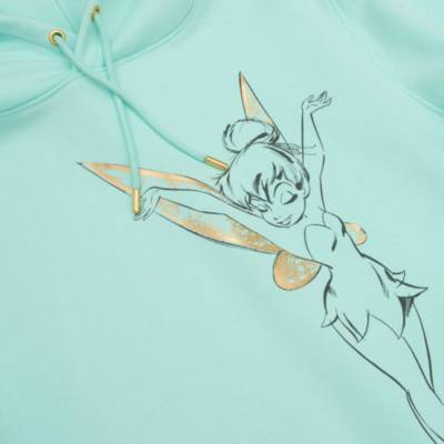 Disney Store Tinker Bell Hooded Sweatshirt For Adults