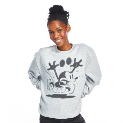 Mickey Mouse Greyscale Sweatshirt For Adults