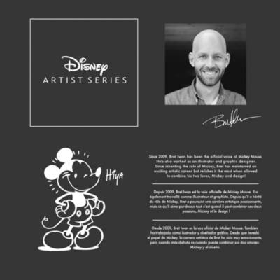 Camiseta con bolsillo Mickey Mouse para adultos, serie Disney Artist,  Disney Store