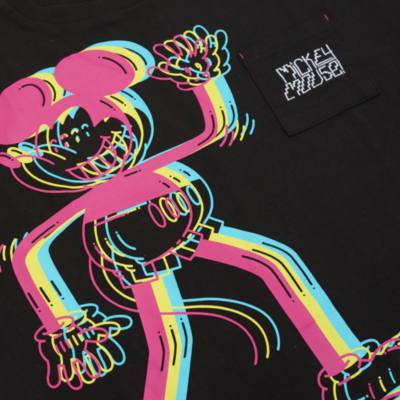 Disney Store T-shirt Mickey noir pour adultes, Disney Artist