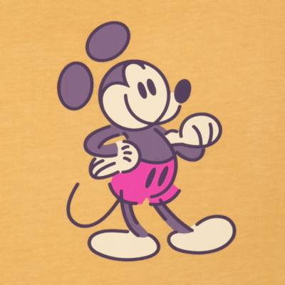 Disney Store T-shirt Mickey Genuine Mousewear jaune pour femmes