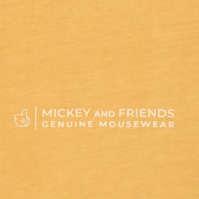 Disney Store T-shirt Mickey Genuine Mousewear jaune pour femmes