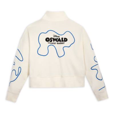 Oswald, der lustige Hase - Disney100 Oswald, der lustige Hase Kollektion - Sweatshirt mit Rei&szlig;verschluss am Hals f&uuml;r Damen