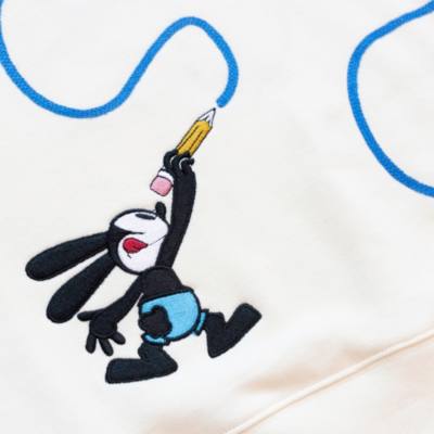 Oswald, der lustige Hase - Disney100 Oswald, der lustige Hase Kollektion - Sweatshirt mit Rei&szlig;verschluss am Hals f&uuml;r Damen
