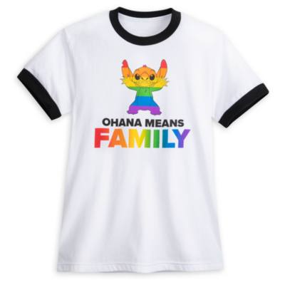 Disney Store Stitch Rainbow Disney T-Shirt For Adults