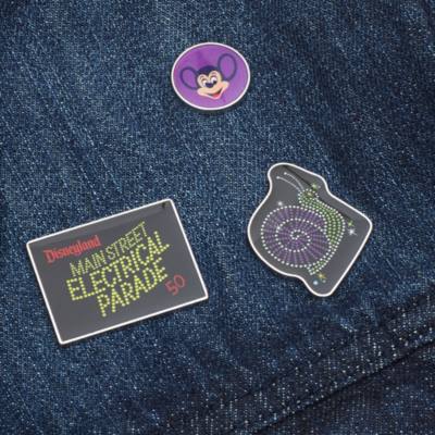 Disney Store Mickey Mouse Main Street Electrical Parade 50th Anniversary Denim Jacket For Adults