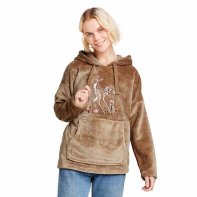 Sudadera mullida con capucha Bambi para mujer, Disney Store