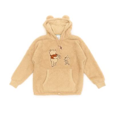 Disney Store Winnie the Pooh and Piglet Ladies Fluffy Hooded