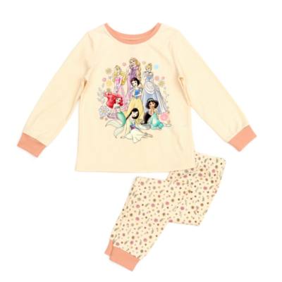 Disney Prinzessin - Pyjama f&uuml;r Kinder aus Bio-Baumwolle