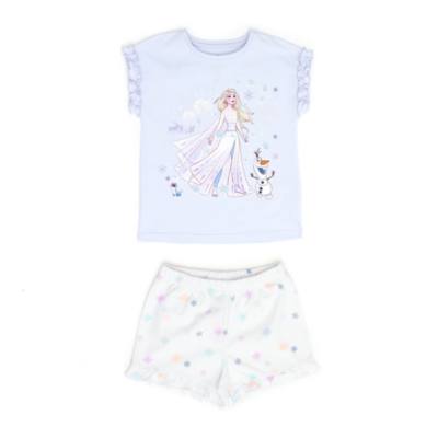 Disney Store Elsa and Olaf Organic Cotton Pyjamas For Kids, Frozen 2