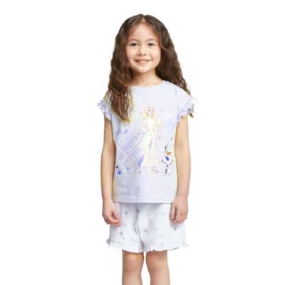 Disney Store Elsa and Olaf Organic Cotton Pyjamas For Kids, Frozen 2