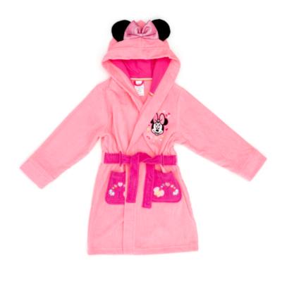 Disney Store Minnie Mouse Bath Robe For Kids