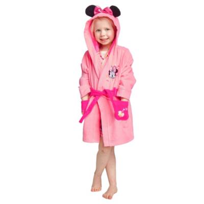 Disney Store Minnie Mouse Bath Robe For Kids