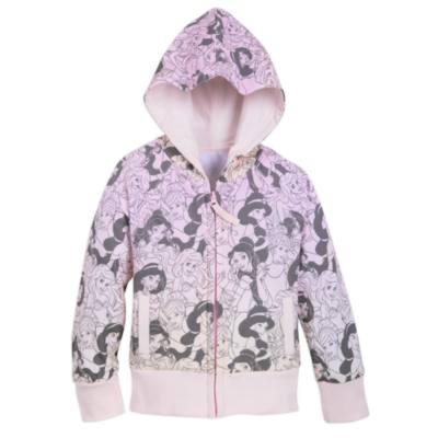 Disney Store Disney Princess Hooded Sweatshirt For Kids