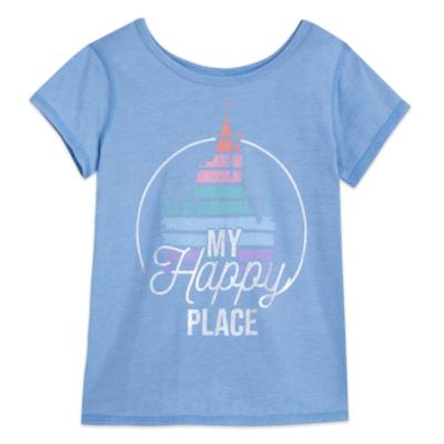 Walt Disney World T-shirt Agréable à porter Château de Fantasyland 