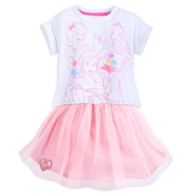 Disney Prinzessin - Set mit Oberteil und Rock f&uuml;r Kinder