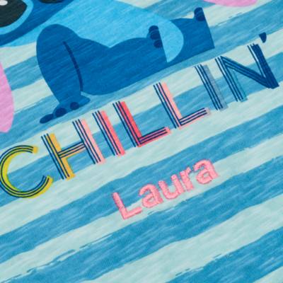 Conjunto infantil camiseta y pantalones cortos Stitch