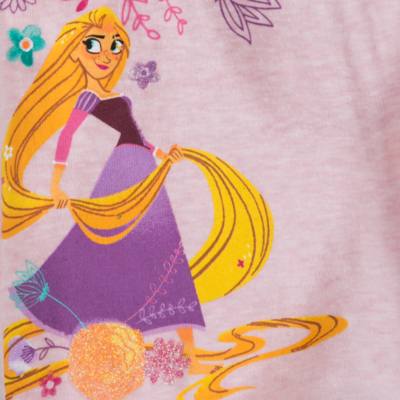 Conjunto infantil camiseta y falda Enredados