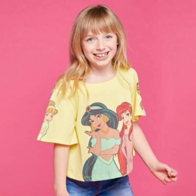 Disney Store - Disney Prinzessinnen - T-Shirt in Gelb f&uuml;r Kinder