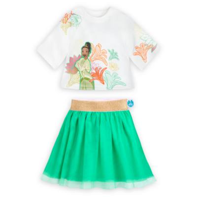 Camiseta y falda infantiles Tiana, Tiana y el Sapo, Disney Parks