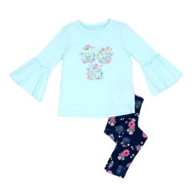 Completo maglietta e leggings bimbi collezione Disney Animators
