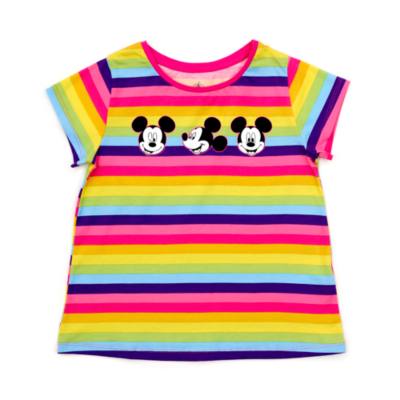 Mickey Mouse Striped T-Shirt For Kids