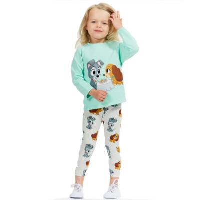 Disney Store - Furrytale Friends - Susi und Strolch - Leggings und Sweatshirt Set f&uuml;r Kinder