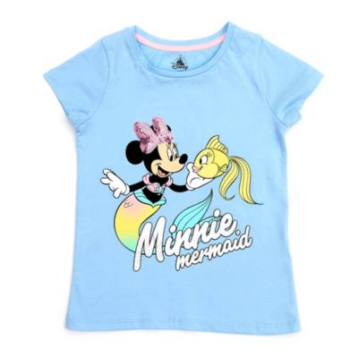 Disney Store - Minnie Maus - Meerjungfrauen T-Shirt f&uuml;r Kinder