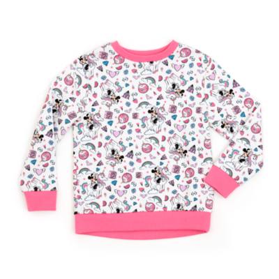 Disney Store Minnie Mouse Unicorn Sweatshirt For Kids