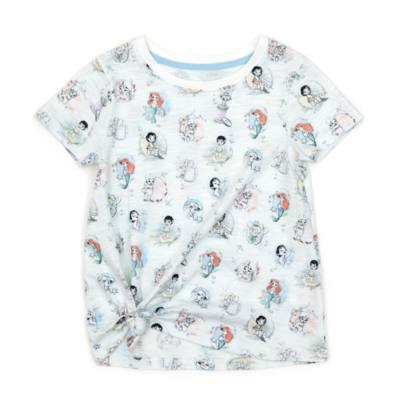 Camiseta infantil con nudo frontal colecci&oacute;n Disney Animators, Disney Store