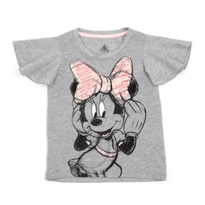 Disney Store Minnie Mouse Grey T-Shirt For Kids