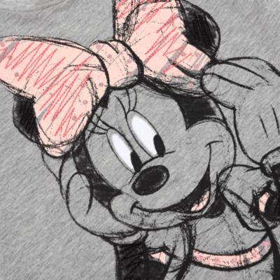 Disney Store Minnie Mouse Grey T-Shirt For Kids