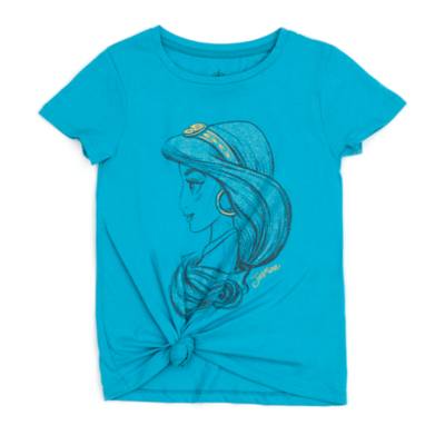Disney Store Princess Jasmine Tie-Front T-Shirt For Kids