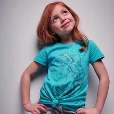 Disney Store Princess Jasmine Tie-Front T-Shirt For Kids