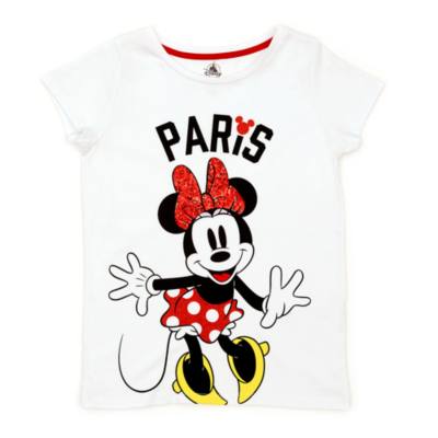 Disney Store Minnie Mouse Paris T-Shirt For Kids