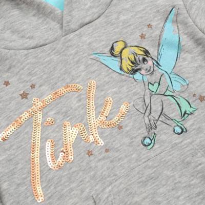 Disney Store Tinker Bell Hooded Sweatshirt For Kids