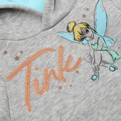 Disney Store Tinker Bell Hooded Sweatshirt For Kids