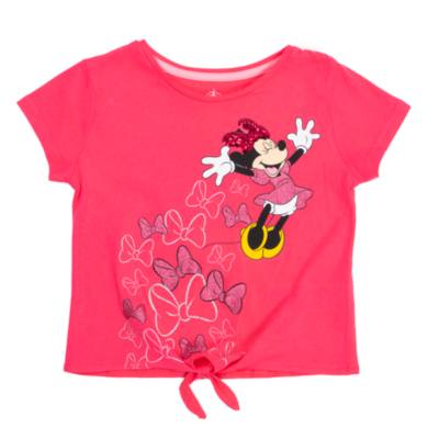 Minnie Maus - T-Shirt f&uuml;r Kinder mit Band zum Knoten