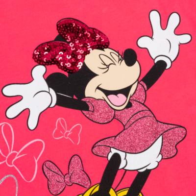 Minnie Maus - T-Shirt f&uuml;r Kinder mit Band zum Knoten