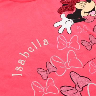 Minnie Maus - T-Shirt f&uuml;r Kinder mit Band zum Knoten