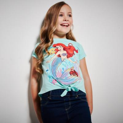The Little Mermaid Tie-Front T-Shirt For Kids