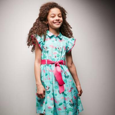 Disney Store Minnie Mouse Flamingo Dress For Kids