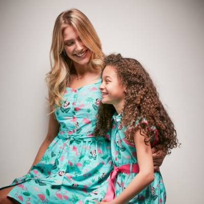 Disney Store Minnie Mouse Flamingo Dress For Kids